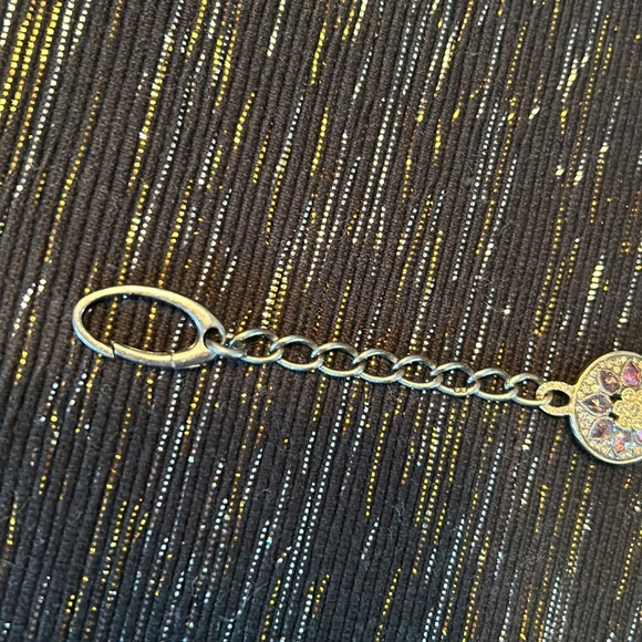 Authentic Cynthia Ann Jewels amethyst, diamond, silver, and gold bracelet 7” - Picture 4 of 5